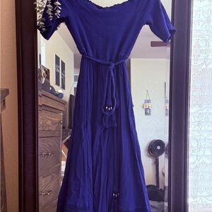 City Chic Royal Blue Maxi Dress